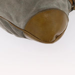 Salvatore Ferragamo Gancini handbag Suede - image 8