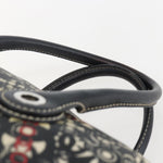 Chanel Optic Coco Bowler Bag Printed Coated Canvas with Caviar Medium - image 18
