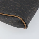 Christian Dior Vintage Honeycomb Zip Pouch Canvas and Leather - image 8
