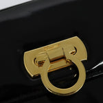 Salvatore Ferragamo Gancini Shoulder Bag Patent Leather - image 13