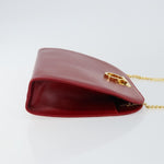 Salvatore Ferragamo Vintage Gancini Chain Shoulder Bag Leather Small - image 3