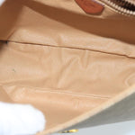 Celine Vintage Macadam Circle Logo Shoulder Bag Canvas and Leather - image 5