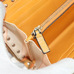 Valentino Garavani Rockstud Zip Around Wallet Striped Leather - image 20