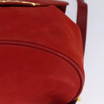 Salvatore Ferragamo Gancini Flap Drawstring Backpack Leather Mini - image 9