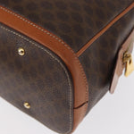 Celine Vintage Macadam Handbag Canvas and Leather - image 11