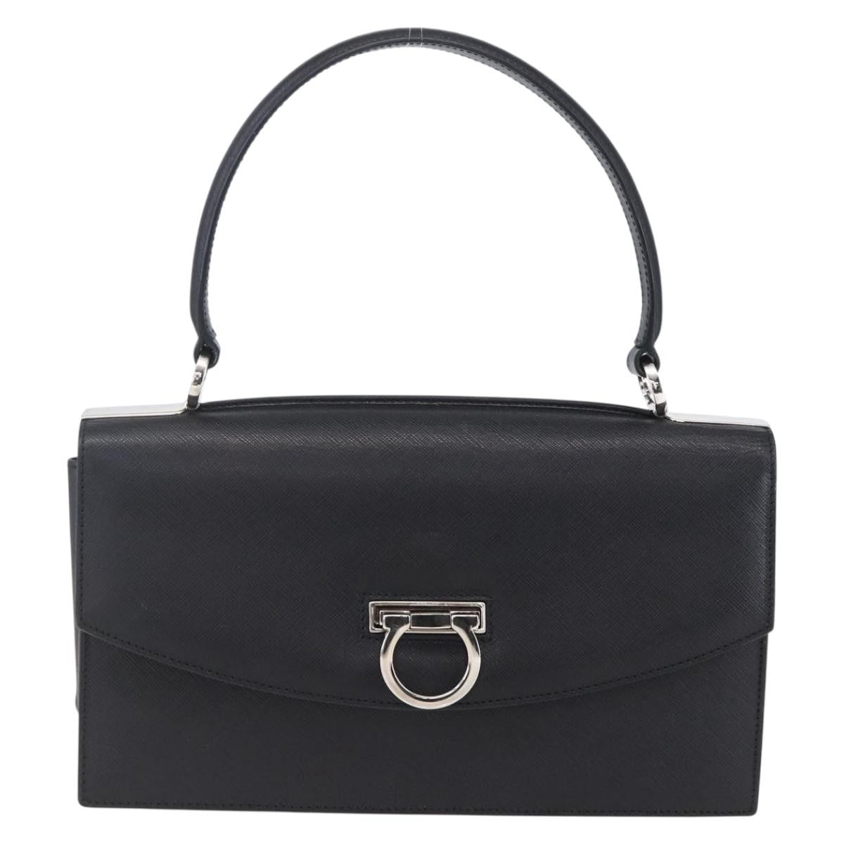 Salvatore Ferragamo Gancini handbag Leather - image 1