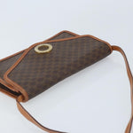Celine Vintage Macadam Circle Logo Shoulder Bag Canvas and Leather - image 15