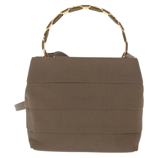 Salvatore Ferragamo Vala Handbag Canvas