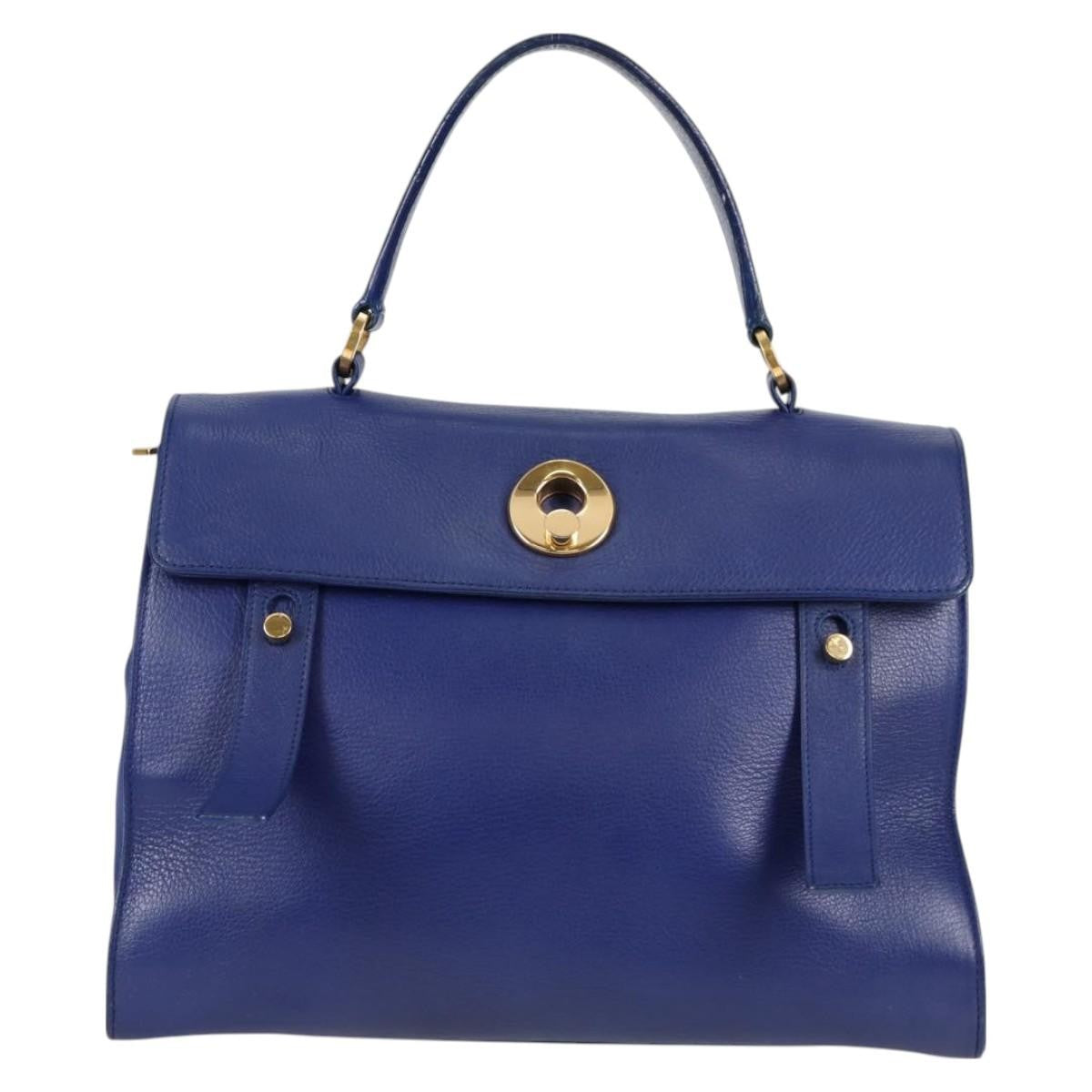 Saint Laurent Muse Two Bag Leather with Canvas Medium - image 1