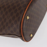 Celine Vintage Macadam Shoulder Bag Canvas and Leather - image 9