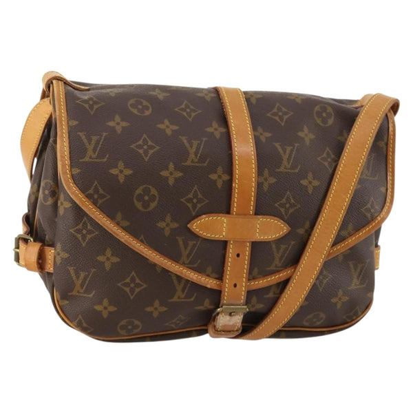 Louis Vuitton Saumur Handbag Monogram Canvas 30 - image 1