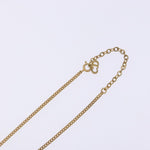 Christian Dior CD Round Pendant Necklace Metal and Crystals - image 11