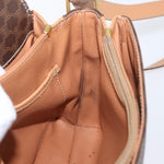 Celine Vintage Macadam Shoulder Bag Canvas and Leather - image 20