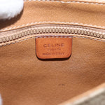 Celine Vintage Macadam Circle Logo Shoulder Bag Canvas and Leather - image 6