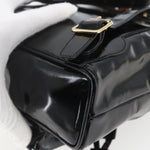 Gucci Vintage Bamboo Backpack Patent Mini - image 10