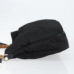 Gucci Vintage Bamboo Handle Open Hobo Nylon Medium - image 4