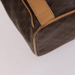 Celine Vintage Drawstring Flap Backpack Macadam Coated Canvas - image 9