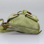 Gucci Gucci bamboo backpack daim mini - image 3
