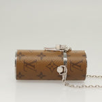 Louis Vuitton Lipstick Case on Chain Reverse Monogram Canvas - image 3