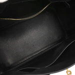 Hermes Birkin Handbag Black Ardennes with Gold Hardware 35 - image 3