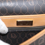 Christian Dior Vintage Honeycomb Shoulder Bag Canvas and Leather - image 6