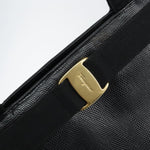 Salvatore Ferragamo Vintage Vara Bow Tote Lizard Embossed Leather Medium - image 16