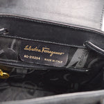 Salvatore Ferragamo Vara Flap Drawstring Backpack Leather and Suede - image 4