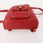 Gucci Vintage Bamboo Backpack Leather Mini - image 19