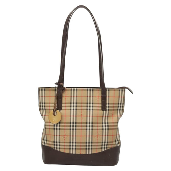 Burberry Nova check Shoulder bag Canvas and Leather - image 1