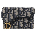 Christian Dior Saddle Card Case Oblique Canvas - image 19