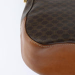 Celine Vintage Macadam Shoulder Bag Canvas and Leather - image 10
