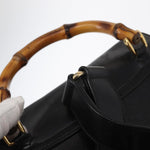 Gucci Vintage Bamboo Backpack Leather - image 18