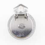 Chanel CC Round Clip-On Earrings Glitter Resin - image 5