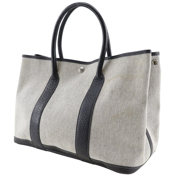 Hermes Garden Party Tote Toile and Leather 36