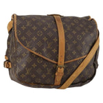 Louis Vuitton Saumur Handbag Monogram Canvas 35 - image 1
