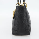 Christian Dior Vintage Lady Dior Bag Cannage Quilt Lambskin Medium - image 4