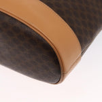 Celine Vintage Macadam Shoulder Bag Canvas and Leather - image 11