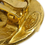 Chanel Clover Round Clip-On Earrings Metal - image 4