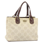 Celine Vintage Macadam Handbag Canvas and Leather - image 14