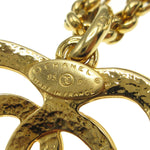 Chanel CC Heart Pendant Necklace Metal - image 4