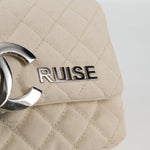 Chanel Cruise Flap Bag Quilted Canvas Medium - image 20