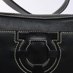 Salvatore Ferragamo Gancini Shoulder Bag Leather - image 12
