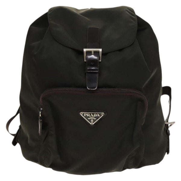Prada Front Pocket Buckle Backpack Nylon - image 1