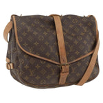 Louis Vuitton Saumur Handbag Monogram Canvas 35 - image 14