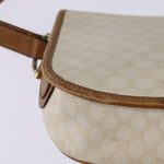 Celine Vintage Macadam Shoulder Bag Canvas and Leather - image 11