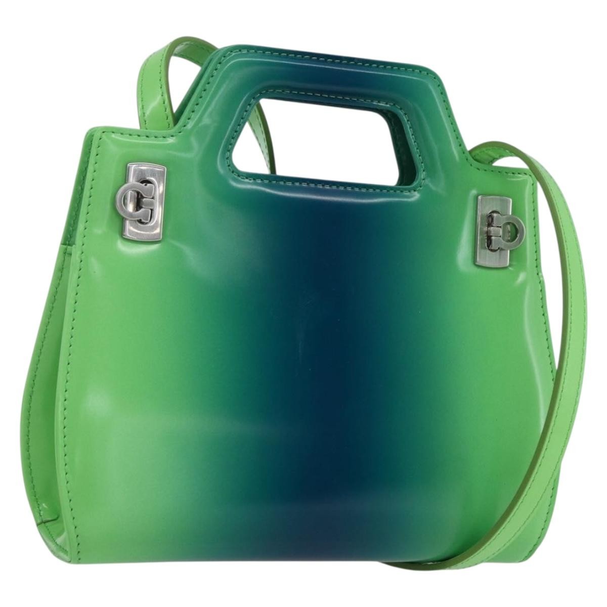 Salvatore Ferragamo Wanda Top Handle Shoulder Bag Gradient Leather Mini - image 1