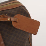 Celine Vintage Macadam Boston bag Canvas and Leather - image 13