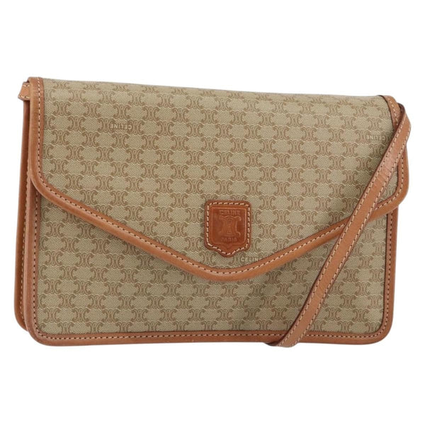 Celine Vintage Macadam Shoulder Bag Canvas Medium - image 1