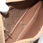 Christian Dior Vintage Honeycomb Shoulder Bag Canvas and Leather - image 5