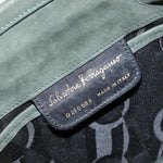 Salvatore Ferragamo Vala Shoulder Bag Suede - image 6